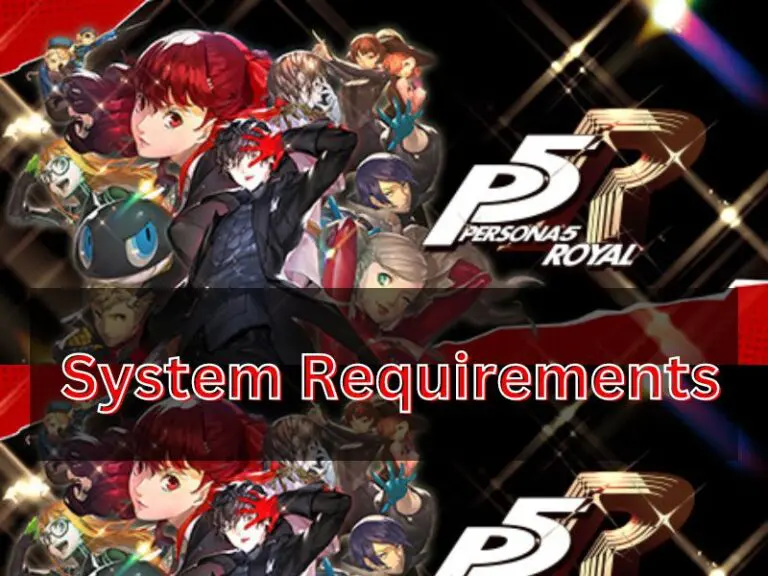Persona 5 Royal System Requirements